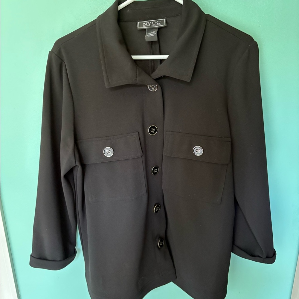NYC Women's Utility Jacket in Black